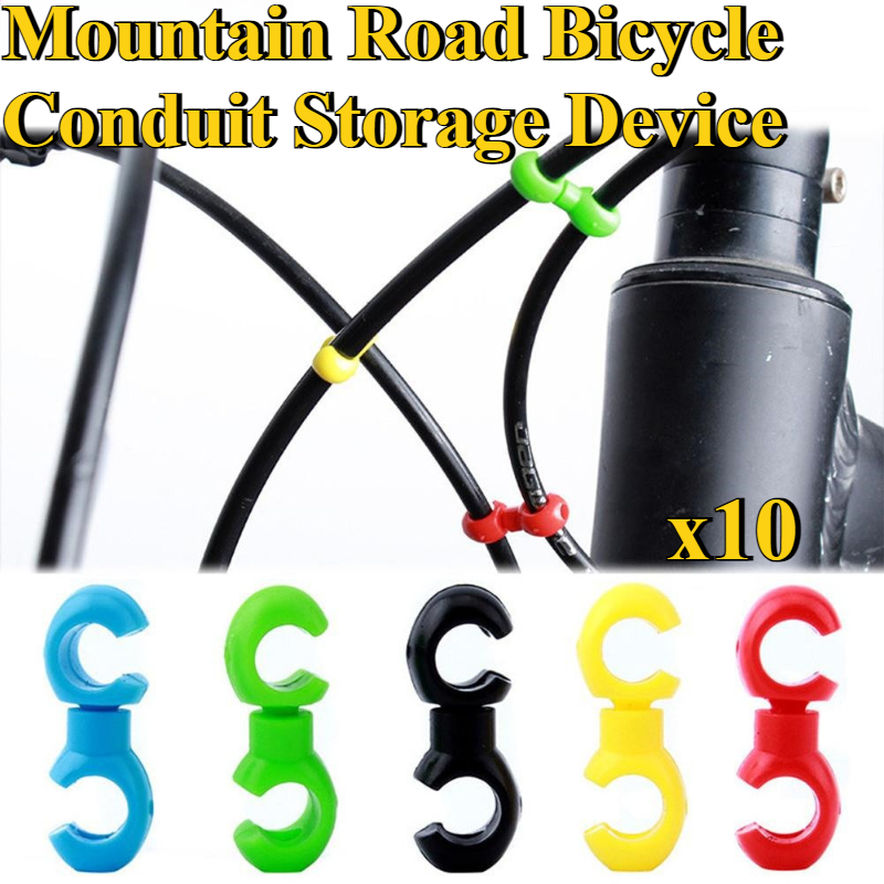 Mountain Biking Kit - Набор из 10 пластиковых S-образных зажимов