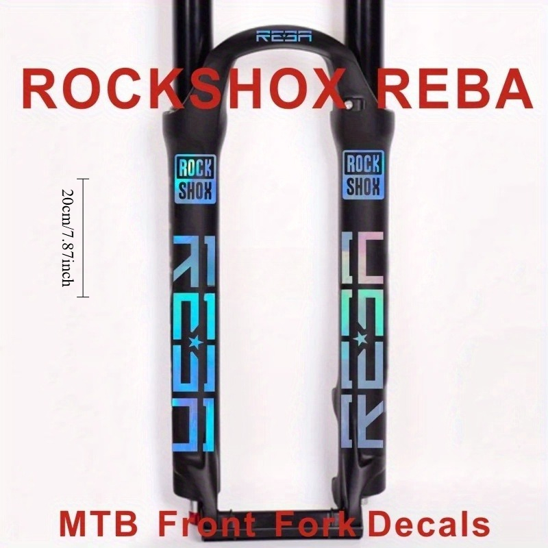 Mountain Biking Body Armour - Набор наклеек на вилку ROCKSHOX REBA,