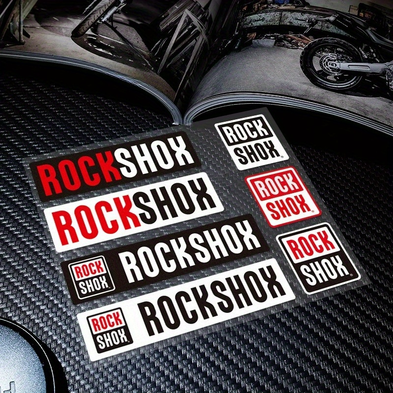 Mountain Biking Body Armour - Наклейки Rockshox для велосипедов, 2 шт./компл.,