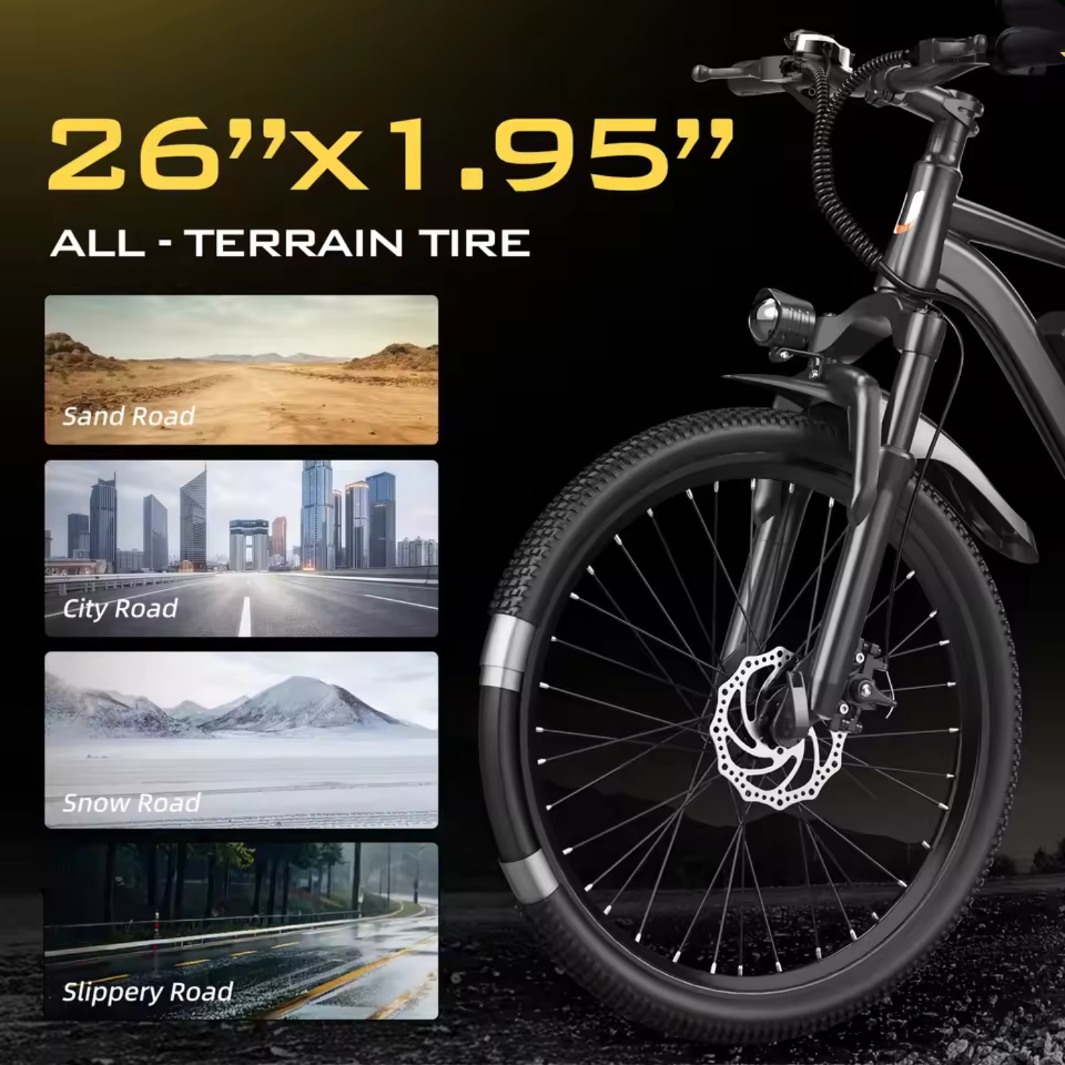 Внедорожный электровелосипед,  – обзор и цена Mountain Biking Kit