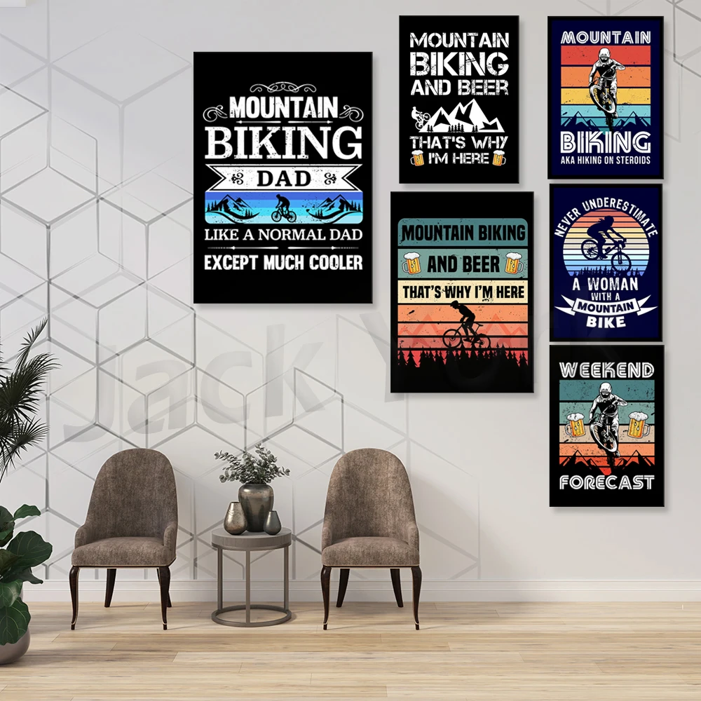 Go Mountain Bike Print Холст К – обзор и цена Picture Of Mountain Biking