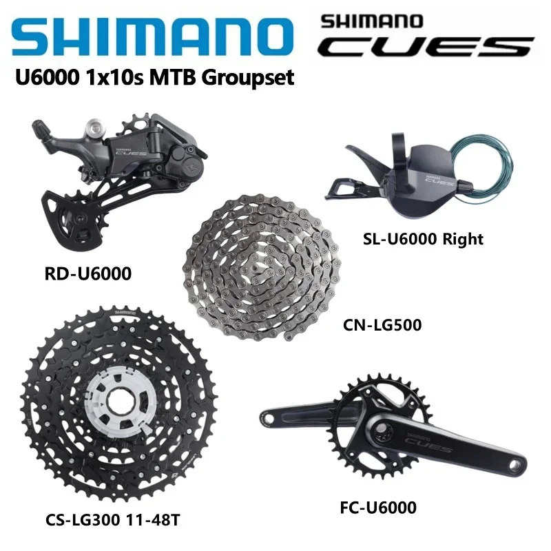 Набор CUES U6000 SL-U6000 1x10 – обзор и цена Mountain Biking Kit